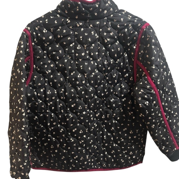 Free Assembly Floral Girls Quilted Puffer Jacket size XL - Picture 7 of 7